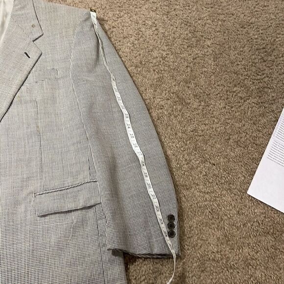🔥🔥🚒Euromoda Sports Coat Gray Plaid - Picture 10 of 12